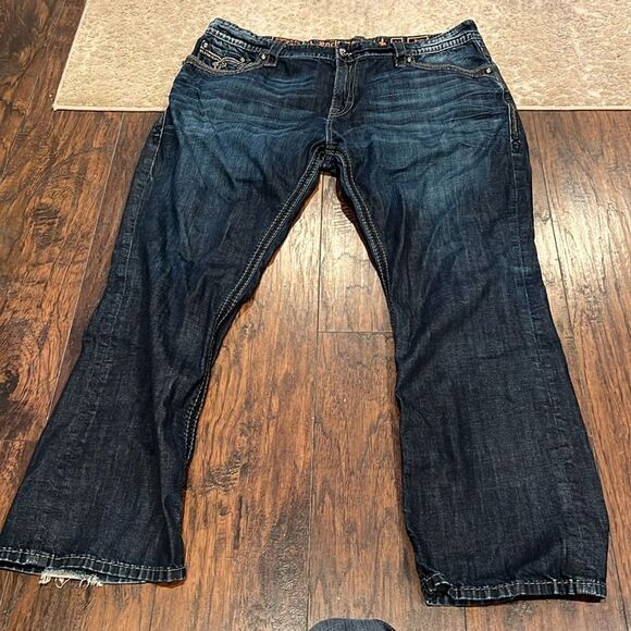Rock Revival Other - rock revival ben all straight jeans size 44 by 33 GUC flap pockets big boy jeans